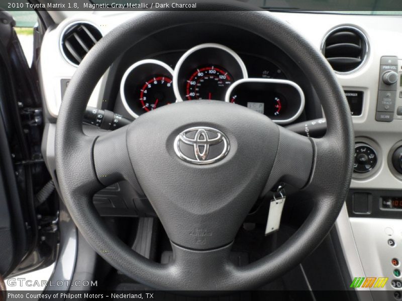 Magnetic Gray Metallic / Dark Charcoal 2010 Toyota Matrix 1.8