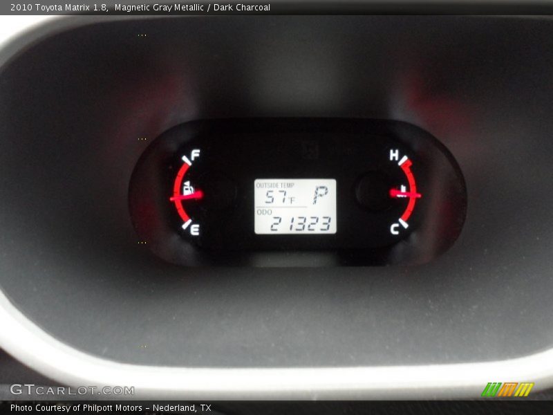 Magnetic Gray Metallic / Dark Charcoal 2010 Toyota Matrix 1.8
