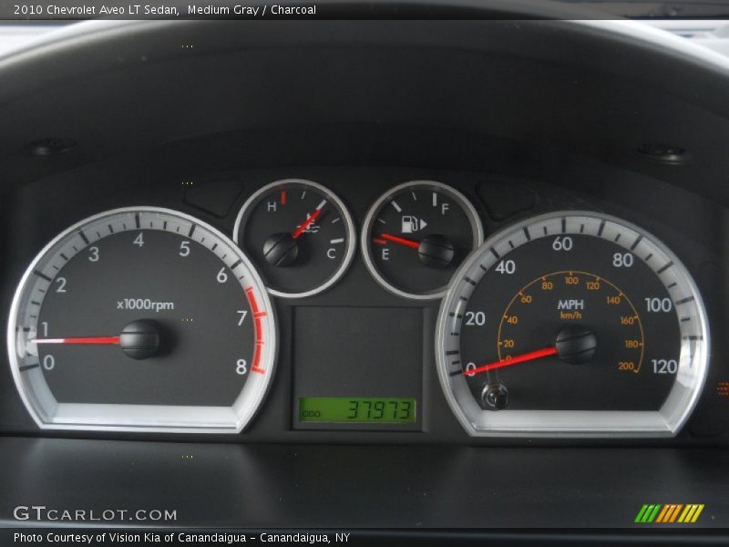 Medium Gray / Charcoal 2010 Chevrolet Aveo LT Sedan