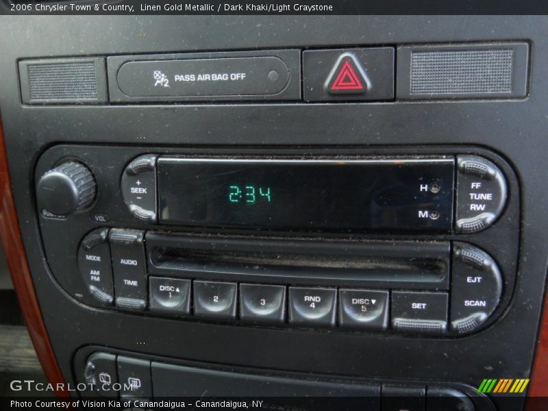 Linen Gold Metallic / Dark Khaki/Light Graystone 2006 Chrysler Town & Country