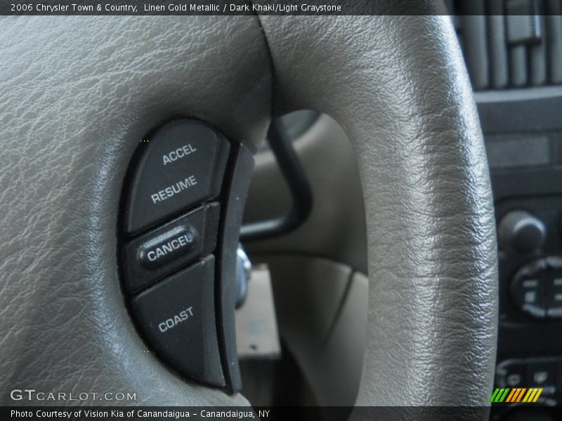 Linen Gold Metallic / Dark Khaki/Light Graystone 2006 Chrysler Town & Country