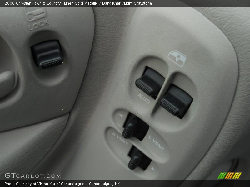 Linen Gold Metallic / Dark Khaki/Light Graystone 2006 Chrysler Town & Country
