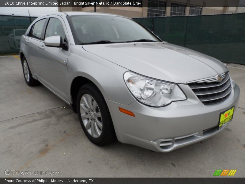 Bright Silver Metallic / Dark Slate Gray 2010 Chrysler Sebring Limited Sedan