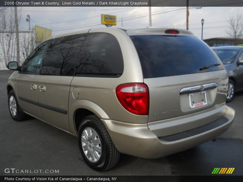 Linen Gold Metallic / Dark Khaki/Light Graystone 2006 Chrysler Town & Country