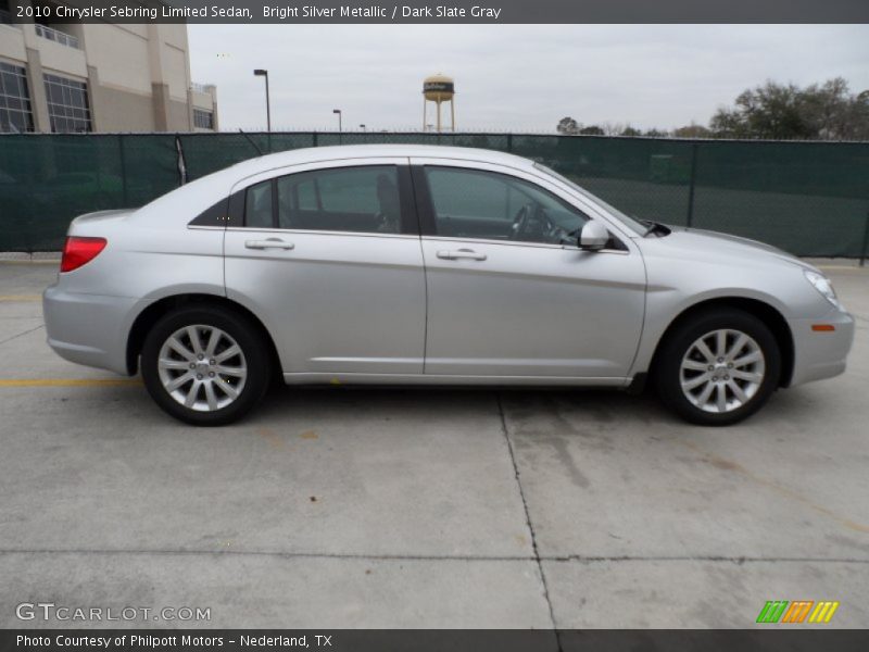 Bright Silver Metallic / Dark Slate Gray 2010 Chrysler Sebring Limited Sedan