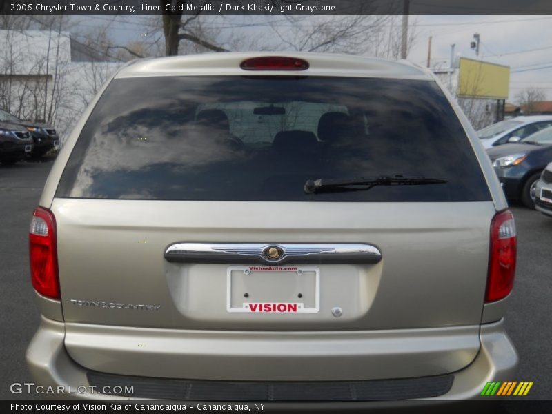 Linen Gold Metallic / Dark Khaki/Light Graystone 2006 Chrysler Town & Country