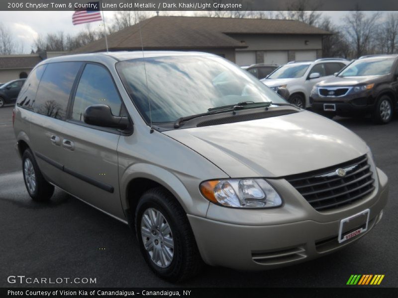 Linen Gold Metallic / Dark Khaki/Light Graystone 2006 Chrysler Town & Country