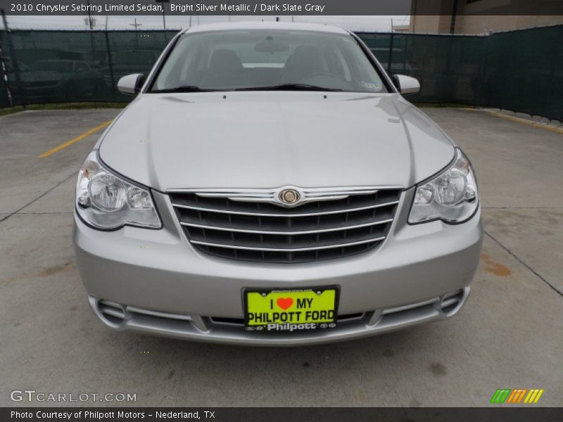 Bright Silver Metallic / Dark Slate Gray 2010 Chrysler Sebring Limited Sedan