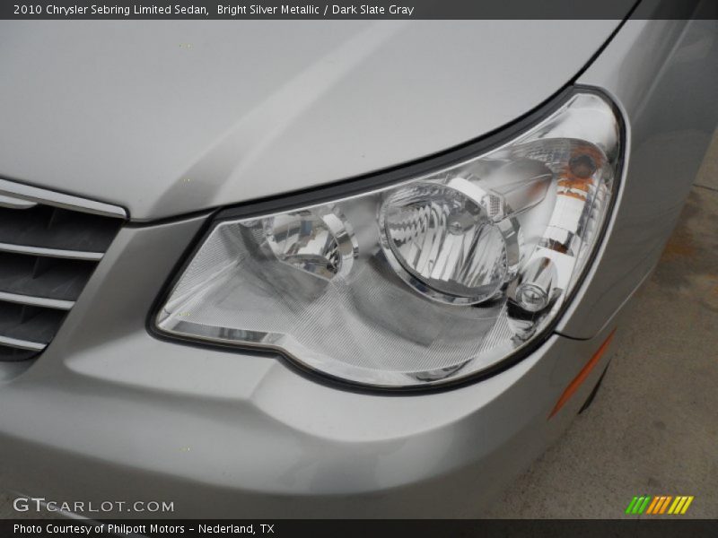 Bright Silver Metallic / Dark Slate Gray 2010 Chrysler Sebring Limited Sedan