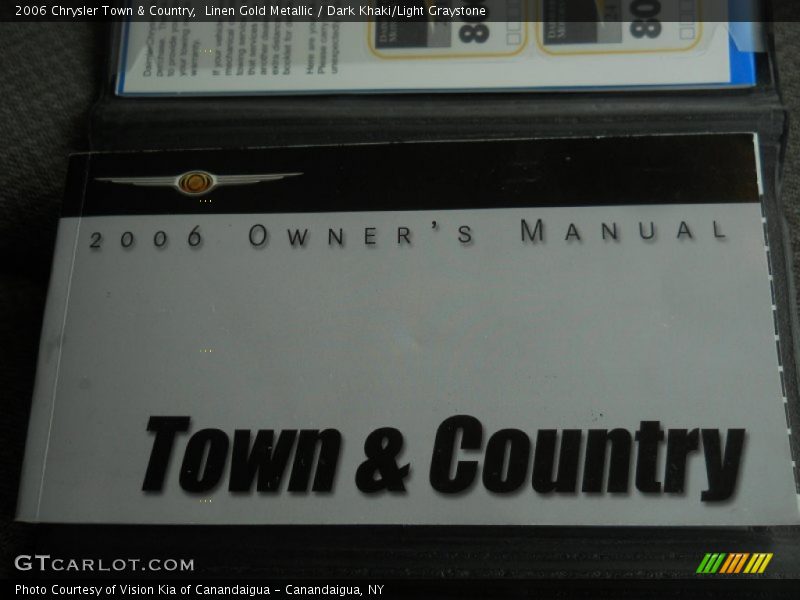 Linen Gold Metallic / Dark Khaki/Light Graystone 2006 Chrysler Town & Country