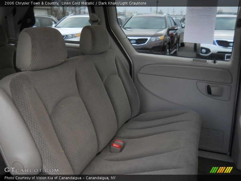 Linen Gold Metallic / Dark Khaki/Light Graystone 2006 Chrysler Town & Country