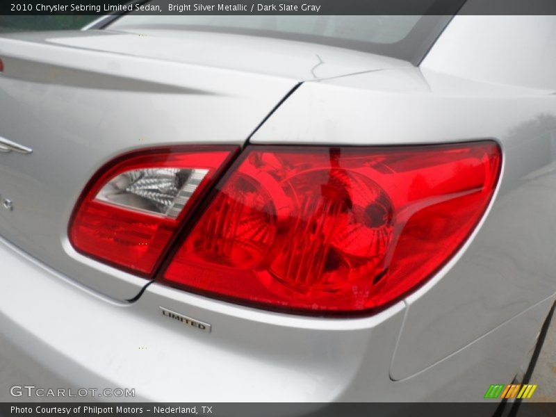 Bright Silver Metallic / Dark Slate Gray 2010 Chrysler Sebring Limited Sedan