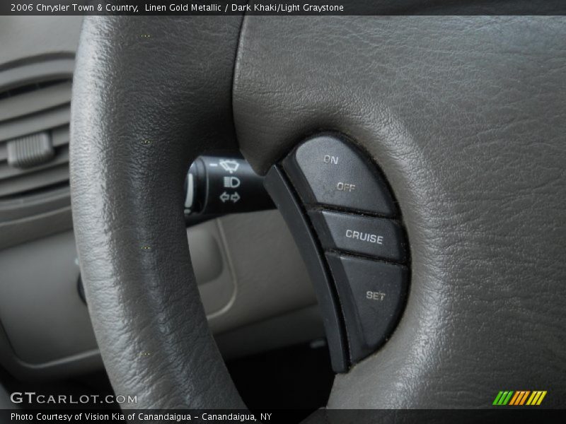 Linen Gold Metallic / Dark Khaki/Light Graystone 2006 Chrysler Town & Country