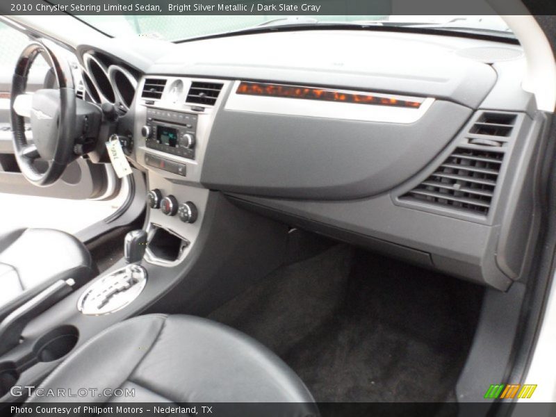 Bright Silver Metallic / Dark Slate Gray 2010 Chrysler Sebring Limited Sedan