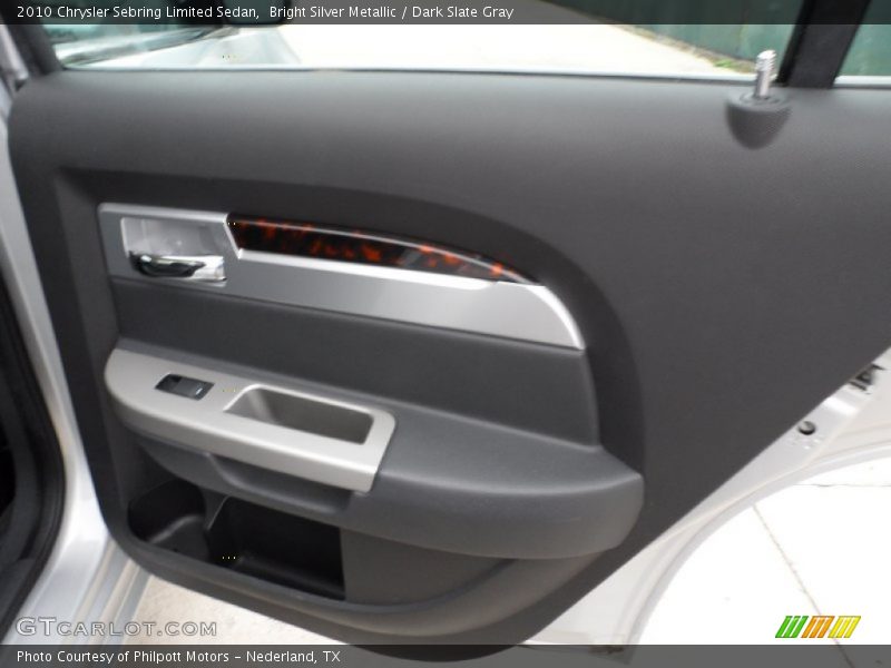 Bright Silver Metallic / Dark Slate Gray 2010 Chrysler Sebring Limited Sedan