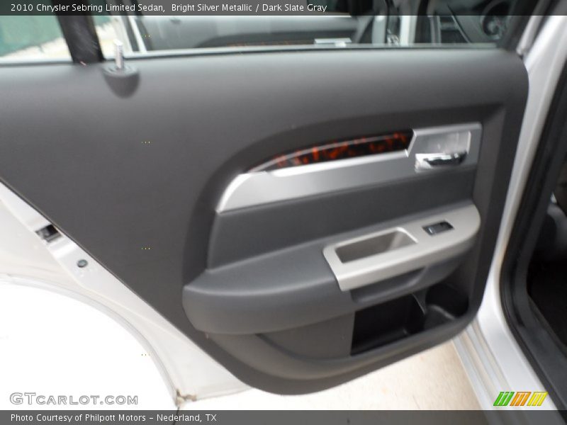 Bright Silver Metallic / Dark Slate Gray 2010 Chrysler Sebring Limited Sedan