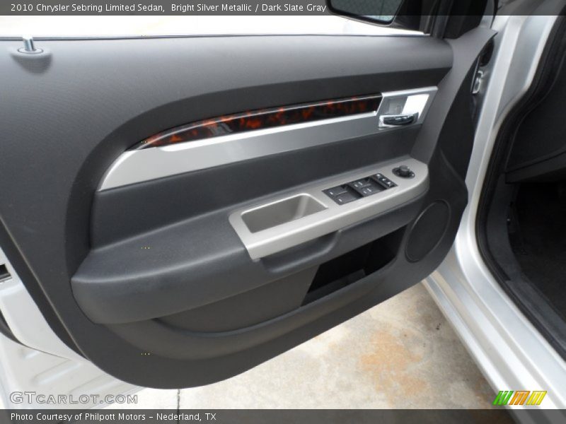 Bright Silver Metallic / Dark Slate Gray 2010 Chrysler Sebring Limited Sedan