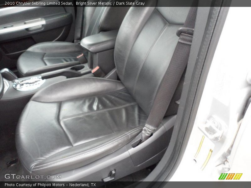 Bright Silver Metallic / Dark Slate Gray 2010 Chrysler Sebring Limited Sedan