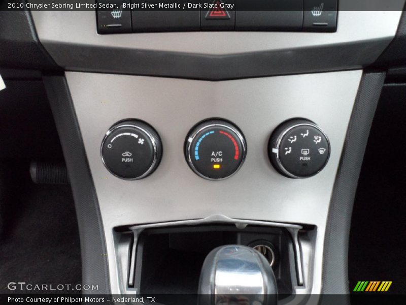 Bright Silver Metallic / Dark Slate Gray 2010 Chrysler Sebring Limited Sedan