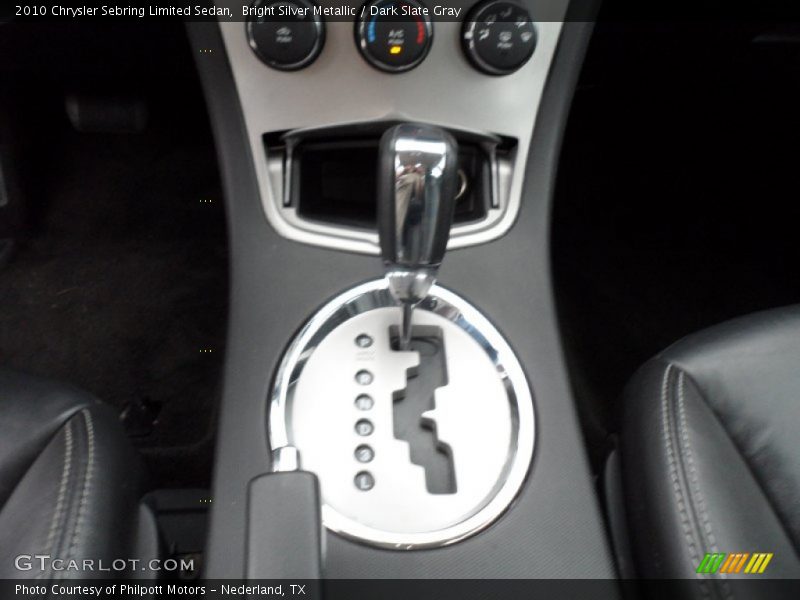Bright Silver Metallic / Dark Slate Gray 2010 Chrysler Sebring Limited Sedan
