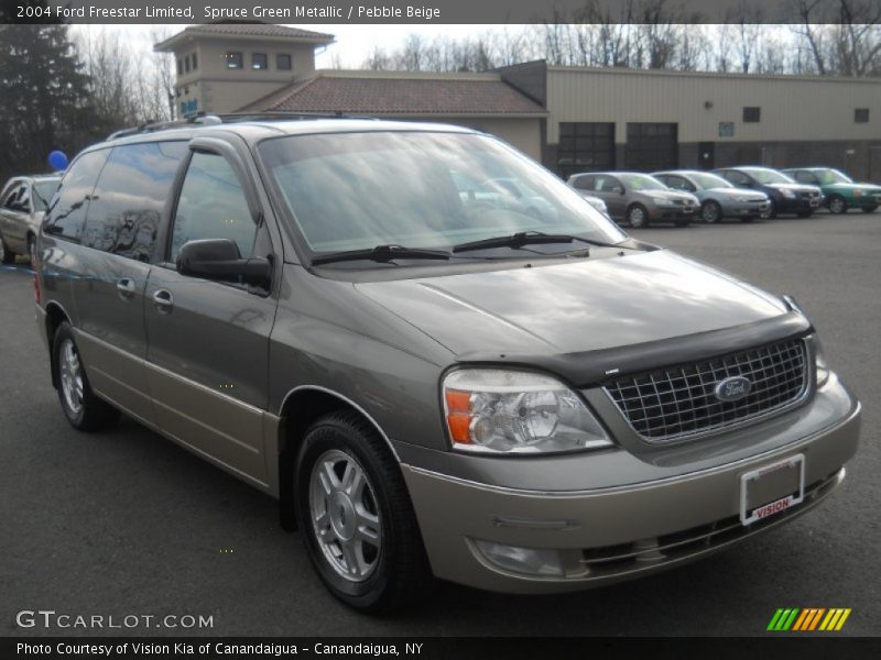 Spruce Green Metallic / Pebble Beige 2004 Ford Freestar Limited