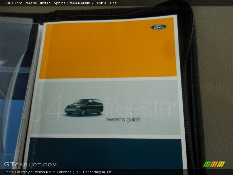 Spruce Green Metallic / Pebble Beige 2004 Ford Freestar Limited