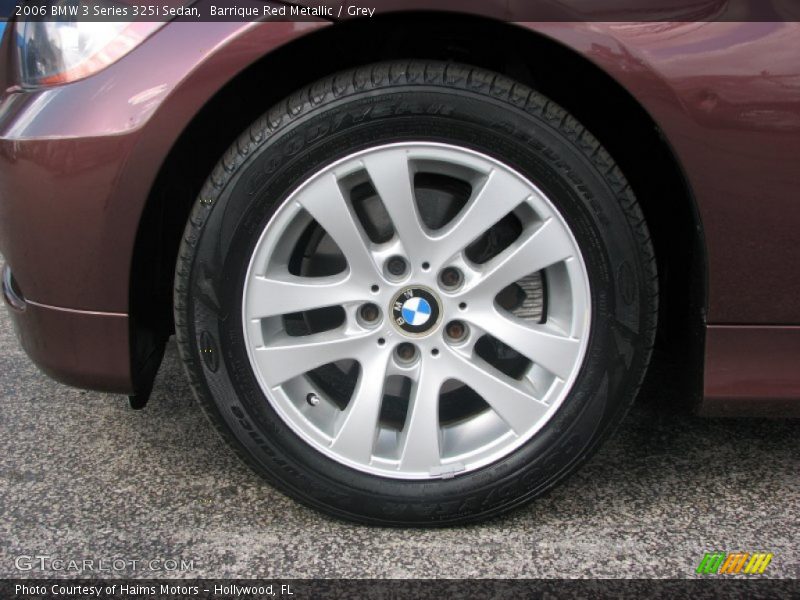 Barrique Red Metallic / Grey 2006 BMW 3 Series 325i Sedan