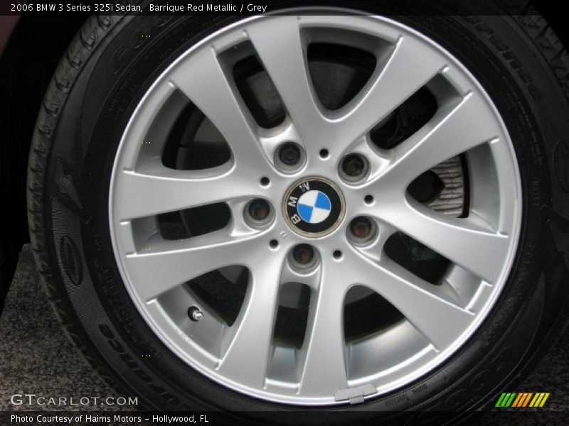 Barrique Red Metallic / Grey 2006 BMW 3 Series 325i Sedan
