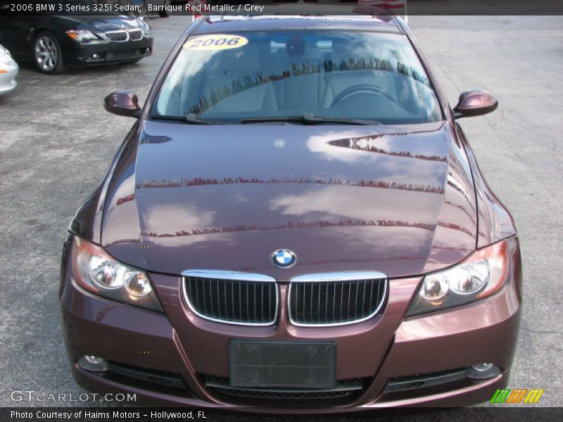 Barrique Red Metallic / Grey 2006 BMW 3 Series 325i Sedan