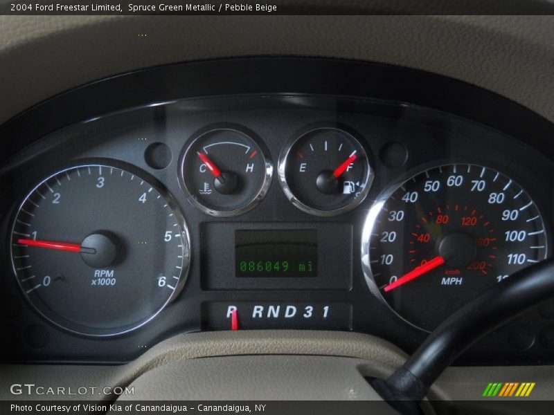 Spruce Green Metallic / Pebble Beige 2004 Ford Freestar Limited