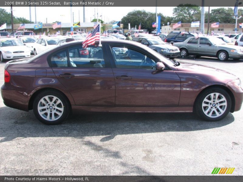 Barrique Red Metallic / Grey 2006 BMW 3 Series 325i Sedan