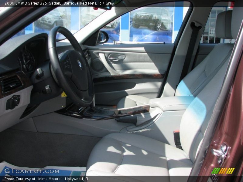 Barrique Red Metallic / Grey 2006 BMW 3 Series 325i Sedan