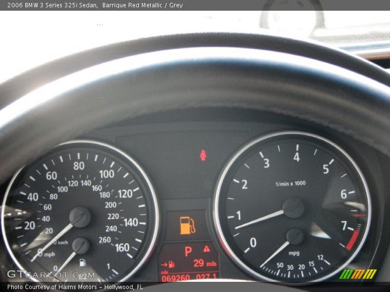 Barrique Red Metallic / Grey 2006 BMW 3 Series 325i Sedan