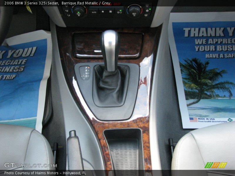 Barrique Red Metallic / Grey 2006 BMW 3 Series 325i Sedan