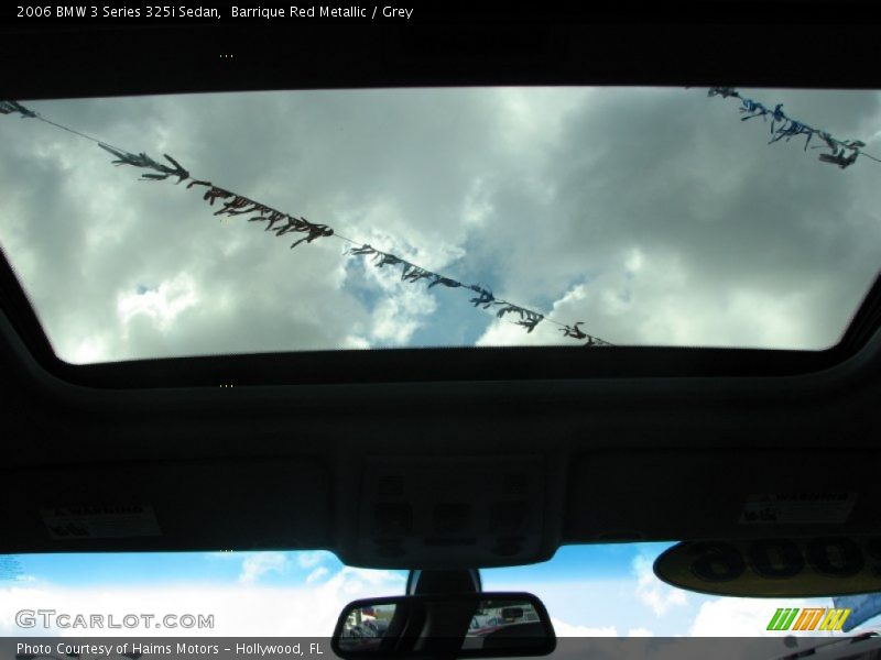 Barrique Red Metallic / Grey 2006 BMW 3 Series 325i Sedan