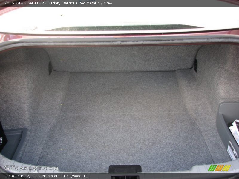 Barrique Red Metallic / Grey 2006 BMW 3 Series 325i Sedan
