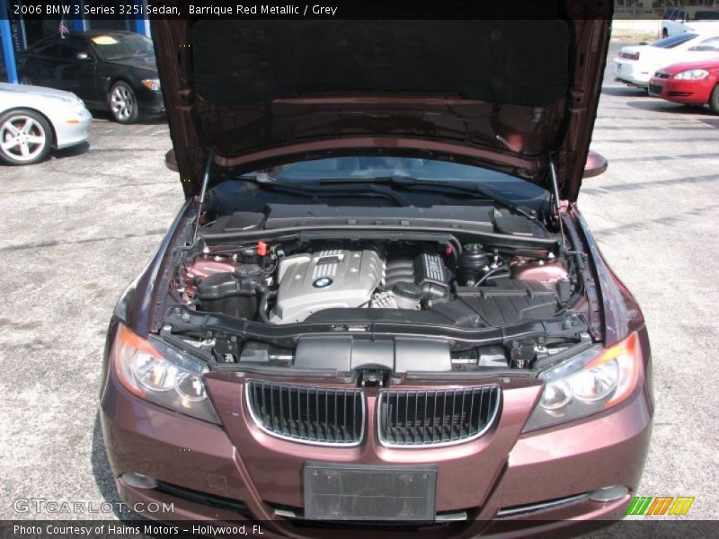Barrique Red Metallic / Grey 2006 BMW 3 Series 325i Sedan