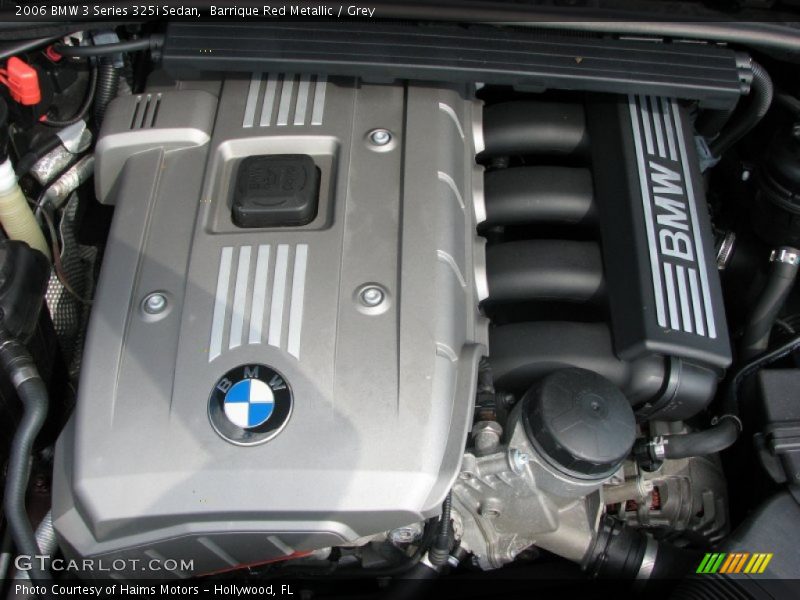 Barrique Red Metallic / Grey 2006 BMW 3 Series 325i Sedan