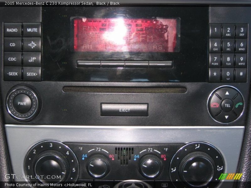Black / Black 2005 Mercedes-Benz C 230 Kompressor Sedan