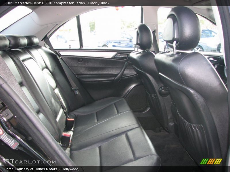 Black / Black 2005 Mercedes-Benz C 230 Kompressor Sedan