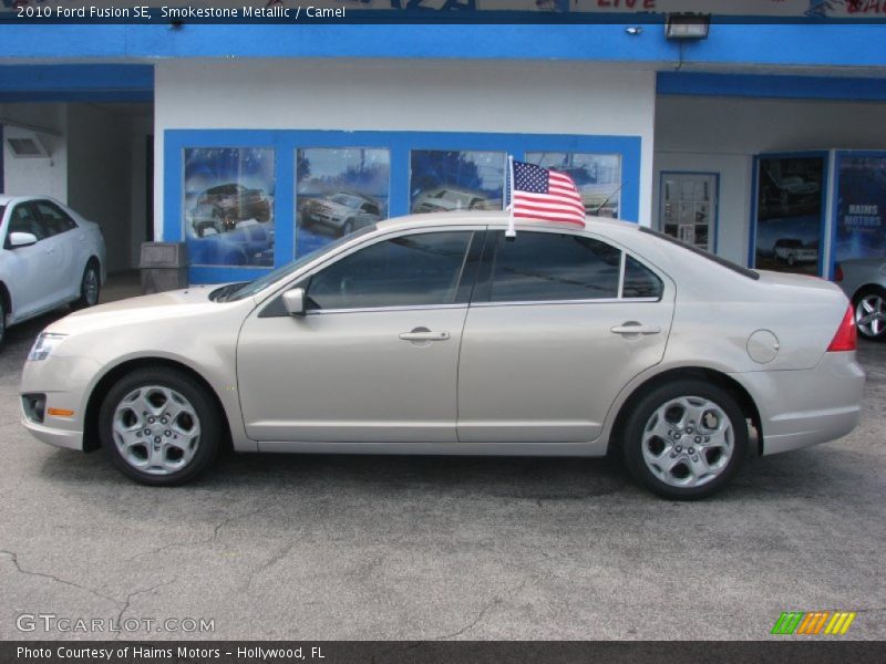 Smokestone Metallic / Camel 2010 Ford Fusion SE