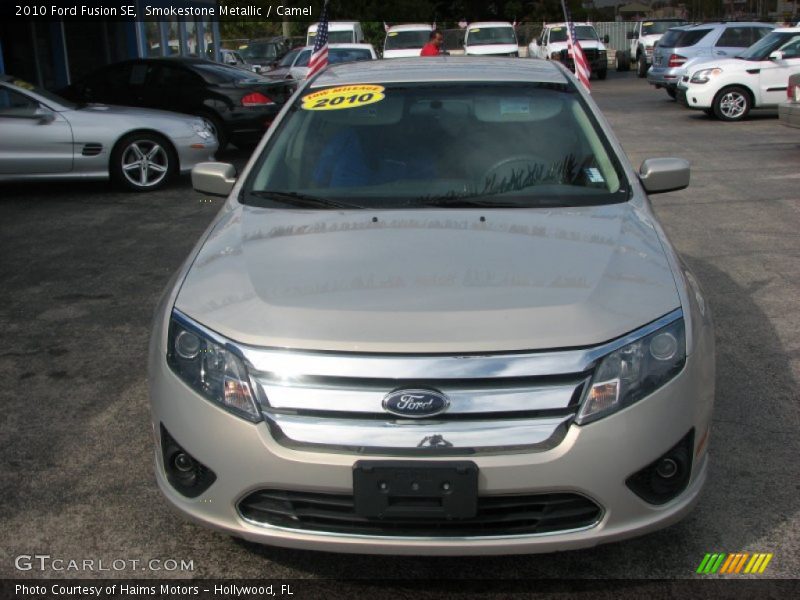 Smokestone Metallic / Camel 2010 Ford Fusion SE