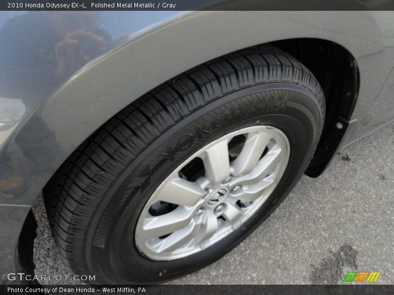 Polished Metal Metallic / Gray 2010 Honda Odyssey EX-L