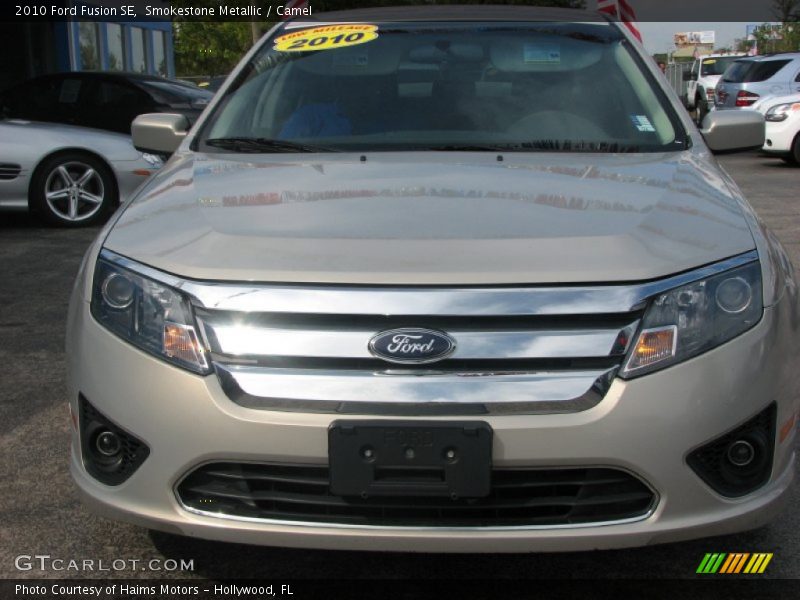 Smokestone Metallic / Camel 2010 Ford Fusion SE