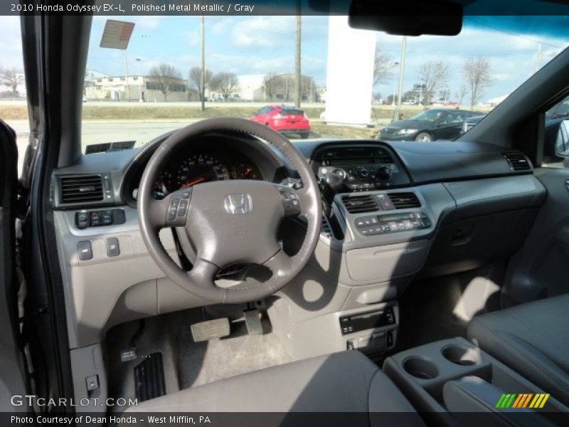 Polished Metal Metallic / Gray 2010 Honda Odyssey EX-L