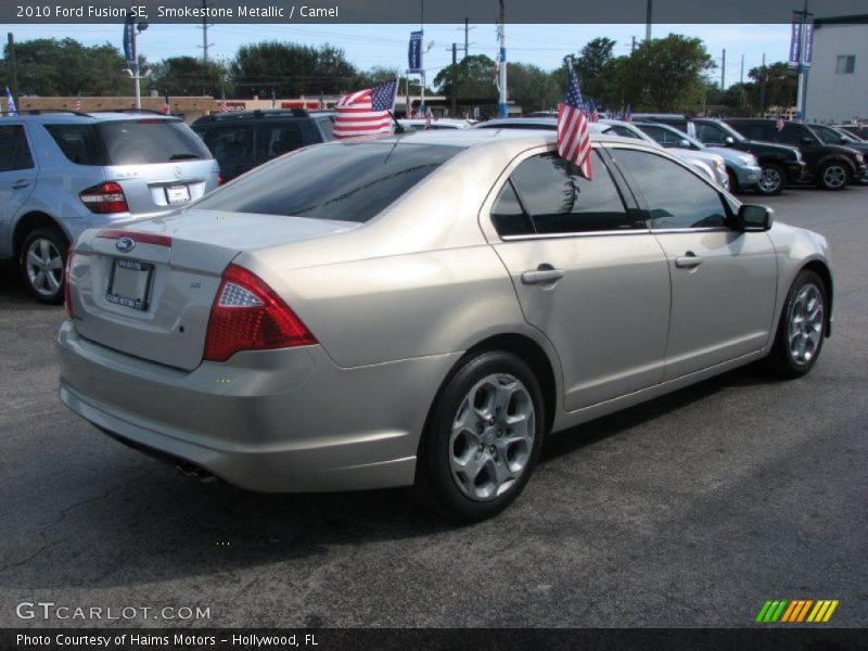 Smokestone Metallic / Camel 2010 Ford Fusion SE