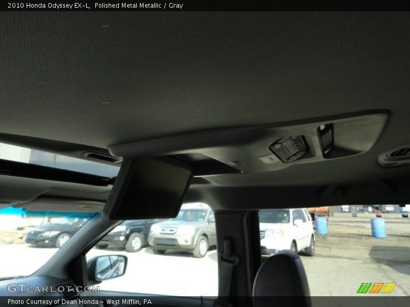 Polished Metal Metallic / Gray 2010 Honda Odyssey EX-L
