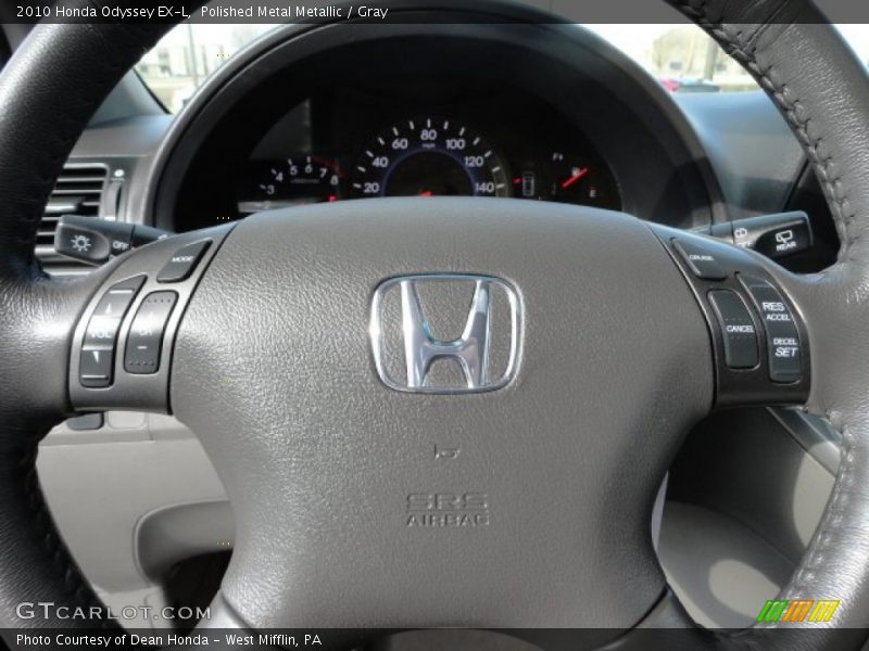Polished Metal Metallic / Gray 2010 Honda Odyssey EX-L