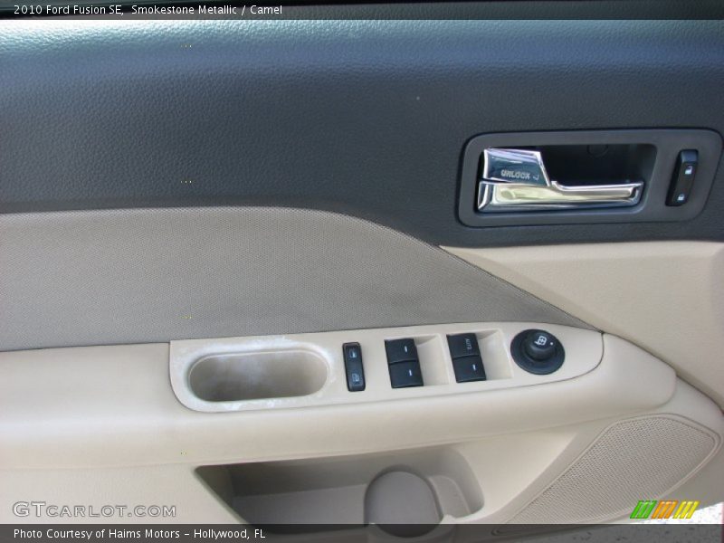 Smokestone Metallic / Camel 2010 Ford Fusion SE