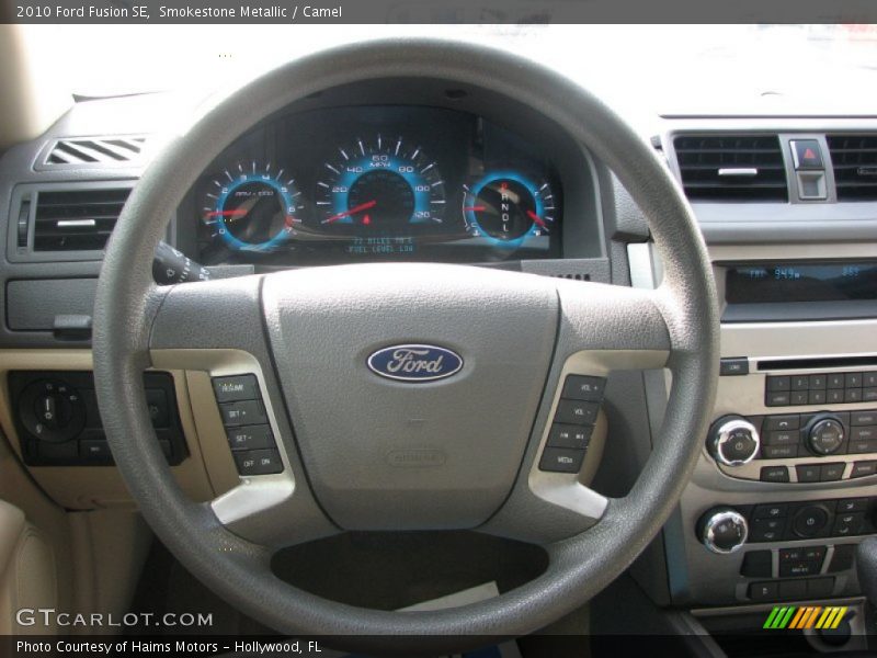 Smokestone Metallic / Camel 2010 Ford Fusion SE